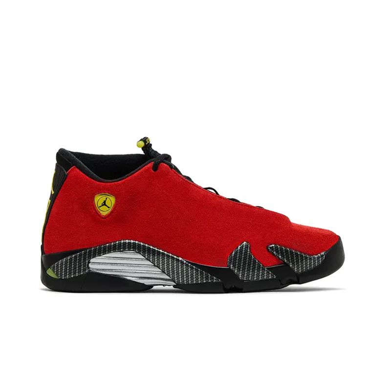 Jordan 14 Retro Lifestyle Sneakers Ferrari Grade School Red If5016